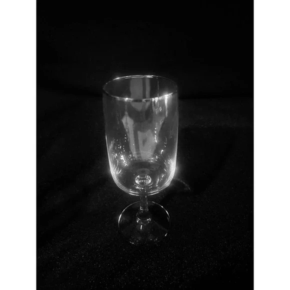 Lenox Desire Platinum Trim Water Goblets Set of 6 Crystal Glassware 7 1/8" Tall - Picture 11 of 12